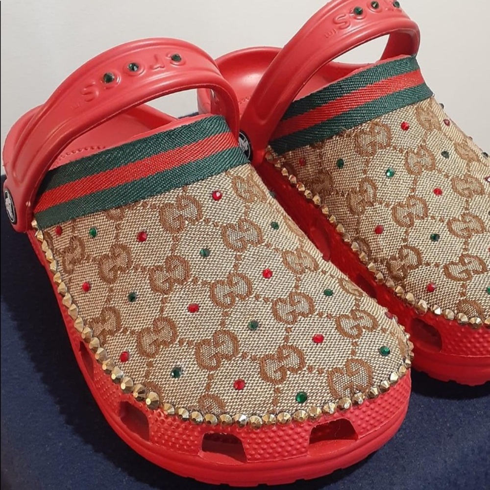 Customized Crocs. Size 46-47, US 12. New. Never worn. Very unique!